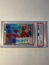 2025 METAL IND DAY PATRICK MAHOMES /4 AUTO ICE CREAM SLVR SHMR PSA 10