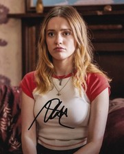 AIMEE LOU WOOD signed autograph 20x25cm SEX EDUCATION in person autograph COA