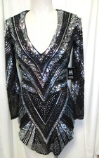 NWT's EXPRESS~ Black & Silver SEQUIN DRESS ~ Size S ~ STRETCH