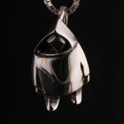 Jens Tage Hansen Sterling Pendant "Thule Man, Inuk" Silver. DENMARK. VERY RARE