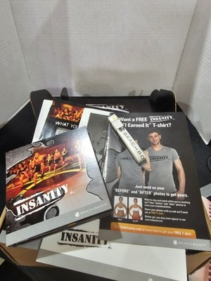 Beachbody Insanity Workout DVD Set Full set and elite nutrition book