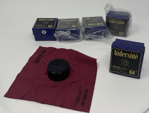 Hidersine 6C Deluxe Cello Rosin - Dark (5-pack) Bundle - Picture 2 of 6