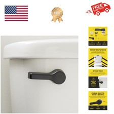Elegant Heavy-Duty Toilet Handle with Smooth Flush Mechanism - Black Finish