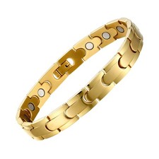 Titanium Gold Magnetic Bracelet