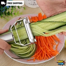 Julienne Peeler Stainless Steel Multipurpose Fruit & Potato Slicer for Kitchen