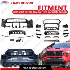 Complete Front Bumper Grille W Fog Bracket Valance For 2024-2025 Toyota Tacoma Complete Front Bumper Grille W Fog Bracket Valance For 2024-2025 Toyota Tacoma