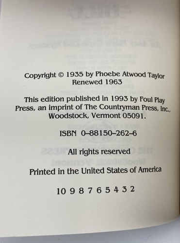 Phoebe Atwood Taylor Vintage Mystery 7 Title Lot - Picture 10 of 12