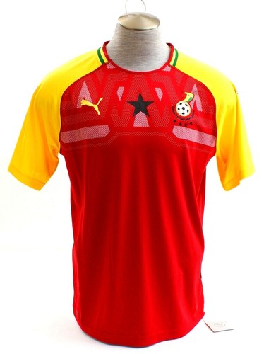 Puma Red \u0026 Yellow GFA Ghana Home 