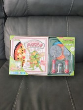 Rare Nickelodeon Teenage Mutant Ninja Turtles 14 Piece Pizza Party Set TMNT