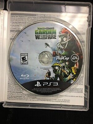 PS3 Game Plants vs zombies, Garden Warfare PlayStation 3 Pop Cap