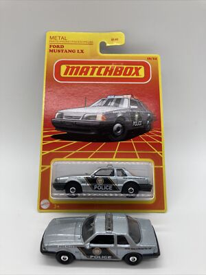 2021 MATCHBOX RETRO SERIES #16/24 - '93 FORD MUSTANG LX SPP PATROL  (Lot Of 2)