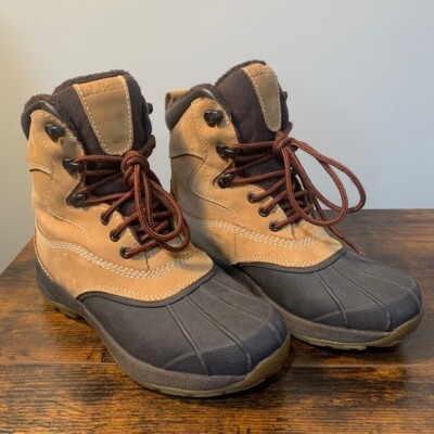 LL BEAN Original Bean Boot Womens Ankle Boots Hunting Suede Duck Boots Sz 