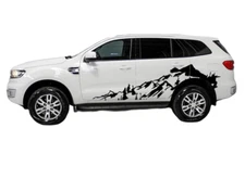 Graphics Snow Mountain Car Sticker Kit For Ford Everest Side Door Stripe Decals