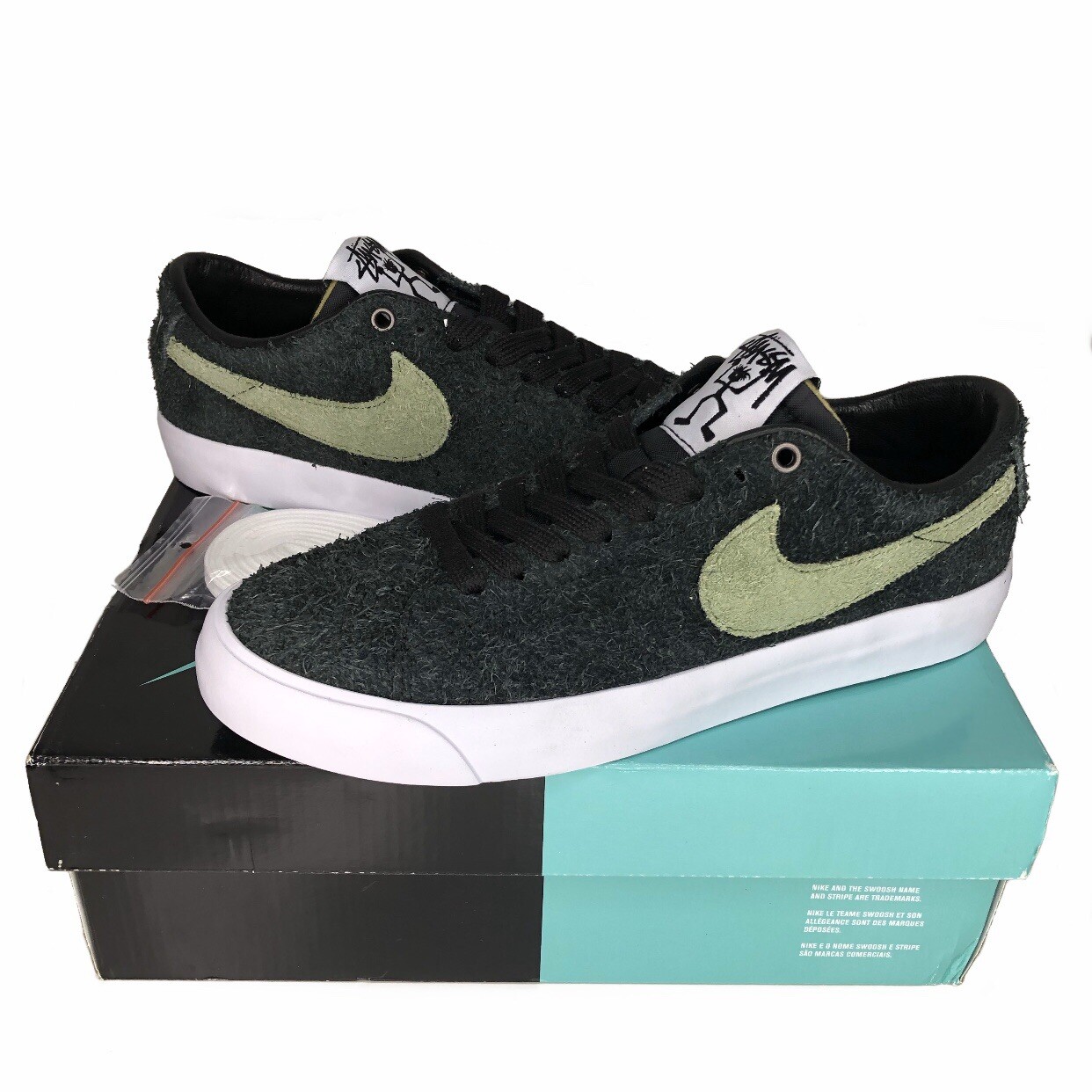 stussy nike sb blazer low