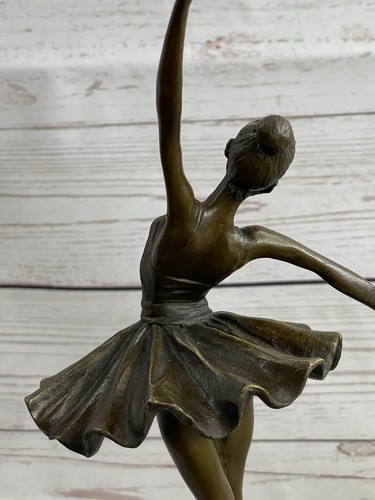 Collector`s Edition Ballet Dance Trophy - Elegant Prima Ballerina Bronze Sculptu - Picture 8 of 10