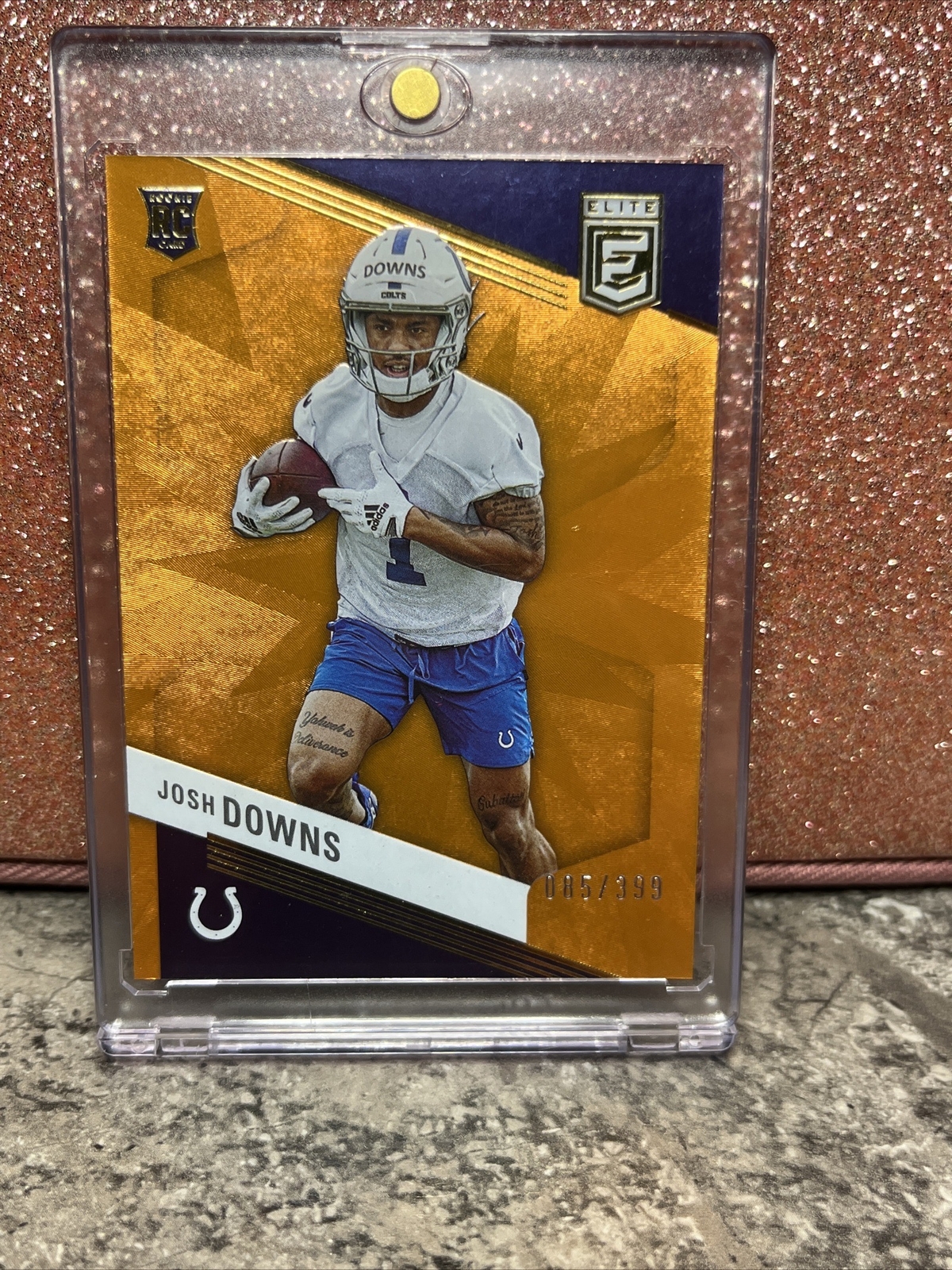 2023 Donruss Elite JOSH DOWNS 📈 Rookie Orange 🍊 /399 🔥 RC #159 Colts MINT
