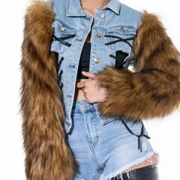 Akira fur shop coat