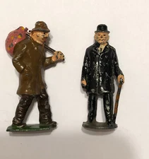 Johillco John Hill & Co J. Hill Metal Figures PAIR with HOBO & GENTLEMAN England