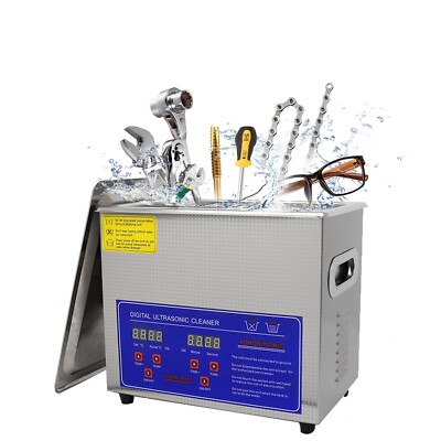 Autovo Ultrasonic Cleaner Heater with Timer 3L Ultrasonic Cleaning Machine