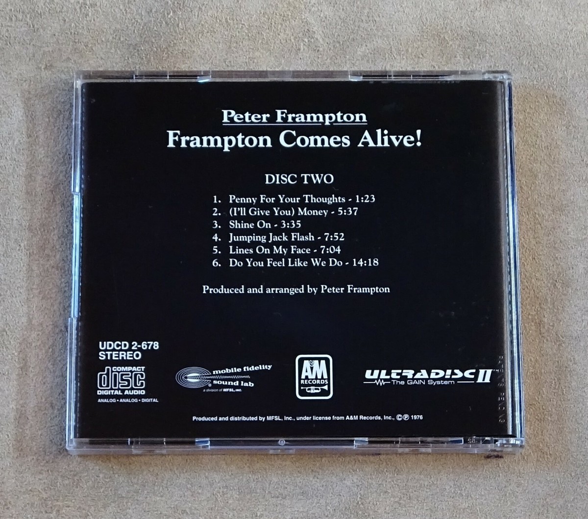Peter Frampton - Frampton Comes Alive / Mobile Fidelity Sound Lab