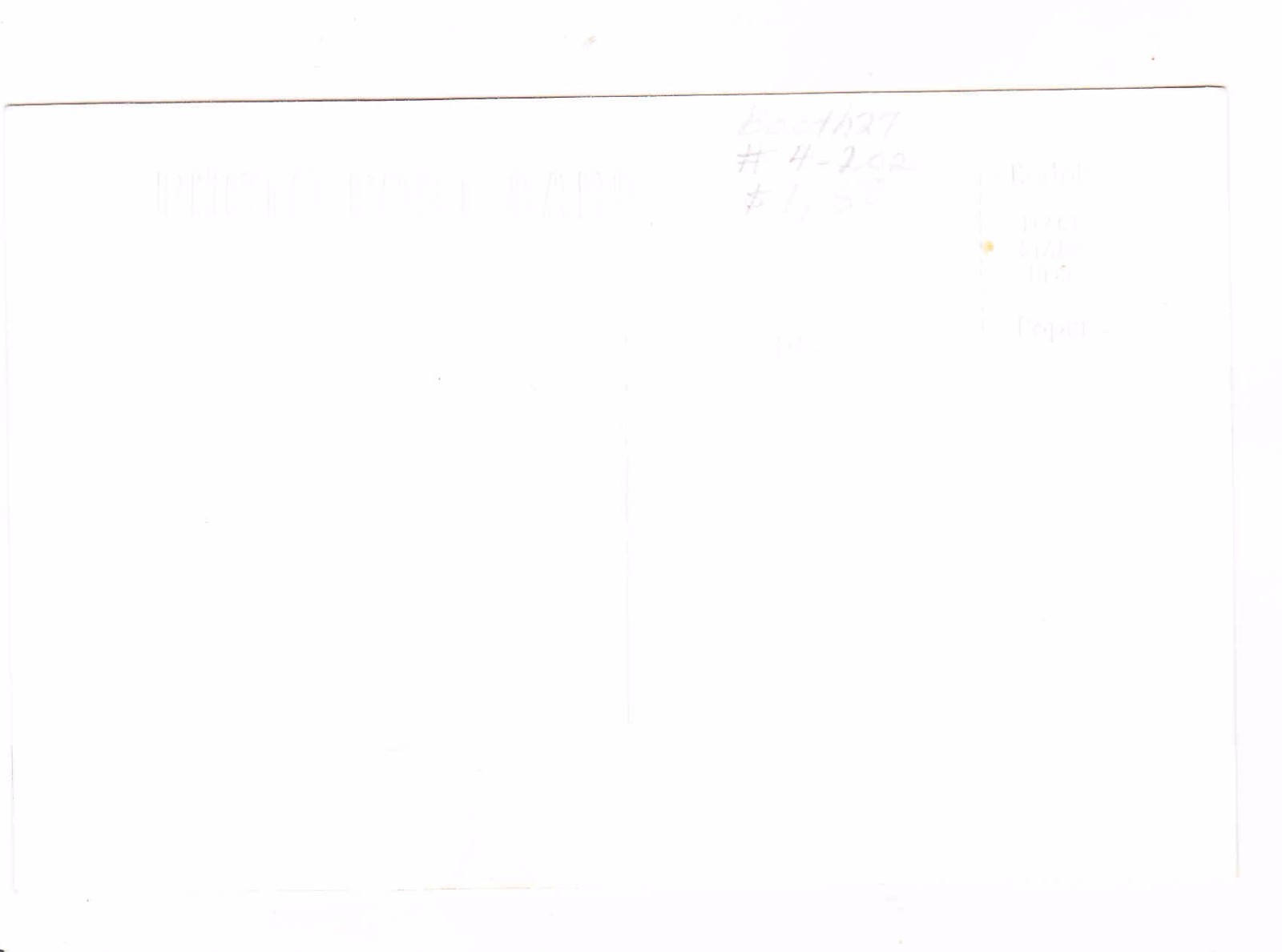 CATHEDRAL SPIRES IN THE BLACK HILLS---POSTCARD