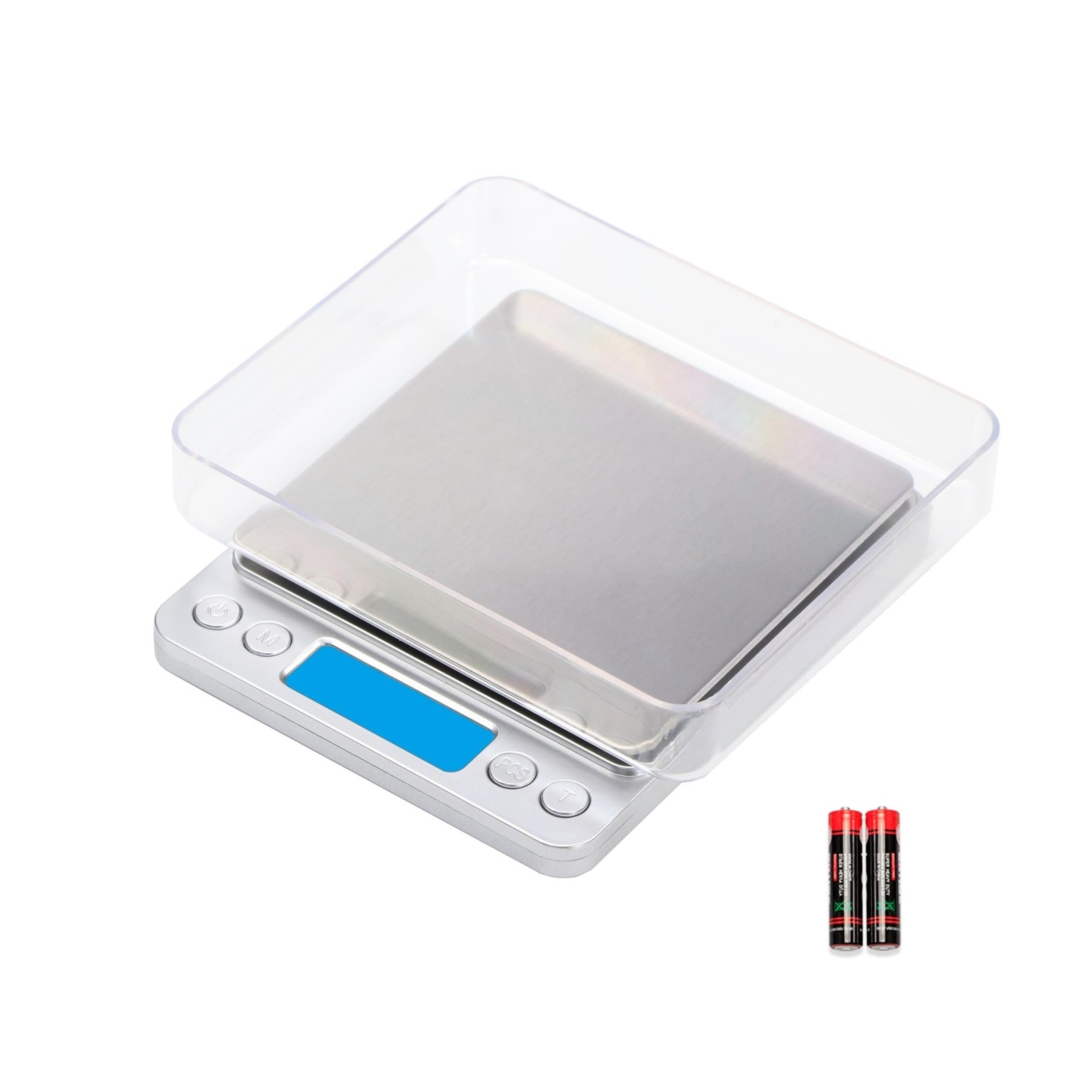 Precision Digital Kitchen Scale 3kg 0.1g Pocket Food Scale Grams oz LCD-image