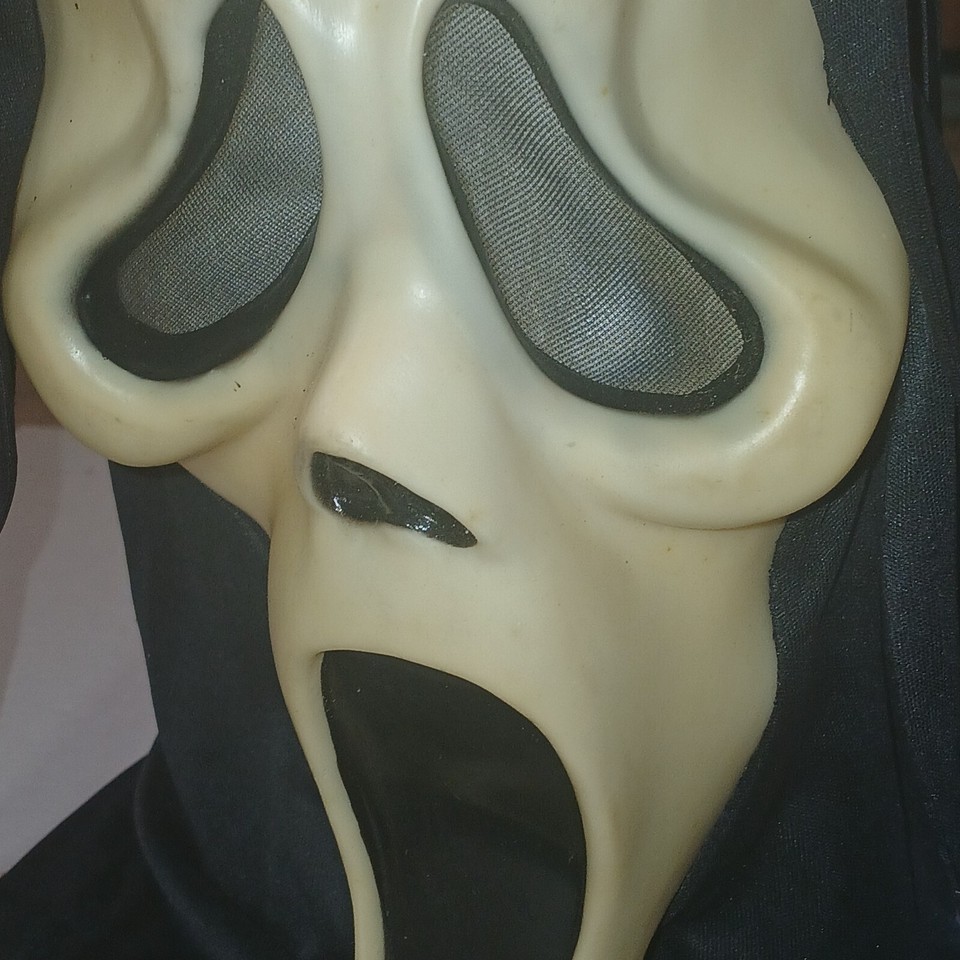 SCREAM Ghost Face Mask Easter Unlimited Inc N Stamp Very Rare eBay
