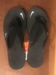 NWT Nike CELSO GIRL THONG Women's Sandal Flip Flop 314870 011 Black SZ 9 | eBay