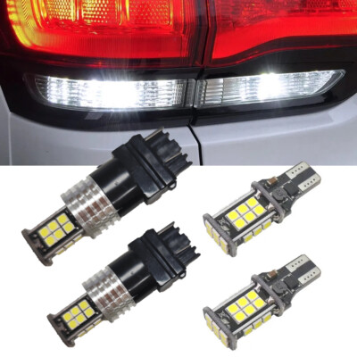 4 Xenon White Backup Reverse Lights LED Birnen für Jeep Grand Cherokee 2011-2020
