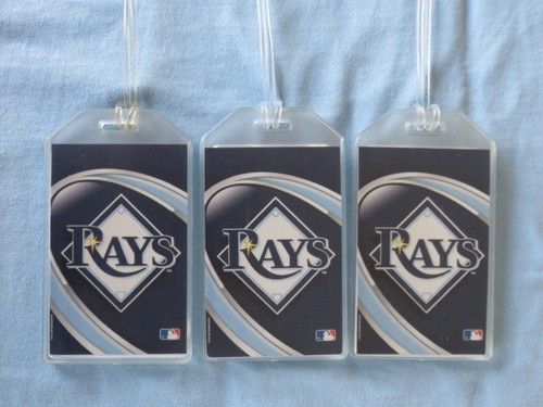 TAMPA BAY RAYS MLB LUGGAGE TAGS 3-TAG 