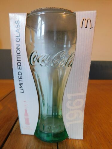 McDonalds Limited Edition Coca-Cola coke single Glass 125 Years (1961)🌳 - Afbeelding 1 van 1