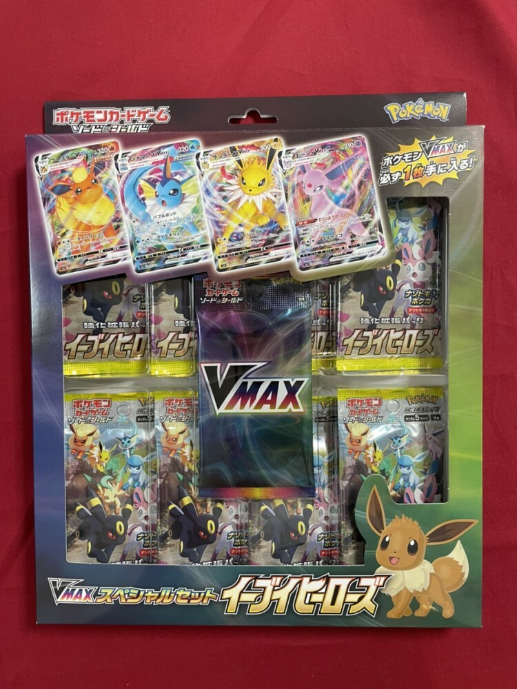 Pokemon Card Game Eevee Heroes Vmax Special Set Sword Shield Expansion pack JPN Pokemon Card Game Eevee Heroes Vmax Special Set Sword Shield Expansion pack JPN