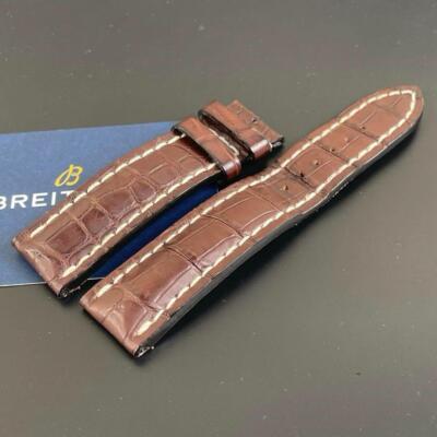 BREITLING レザーベルト 22-20mm Breitling 22mm Replacement Straps for Tang Buckle