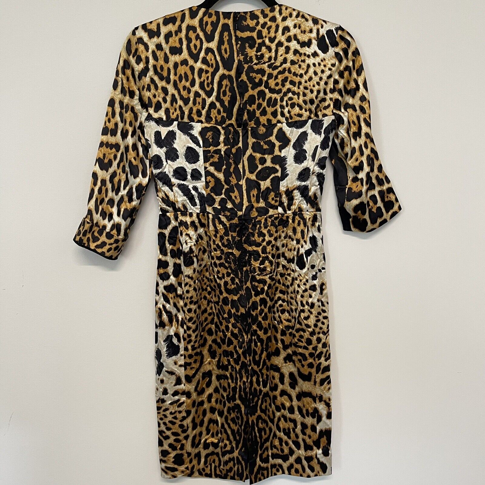 Yves Saint Laurent Leopard Cheetah Print Silk Dre… - image 4