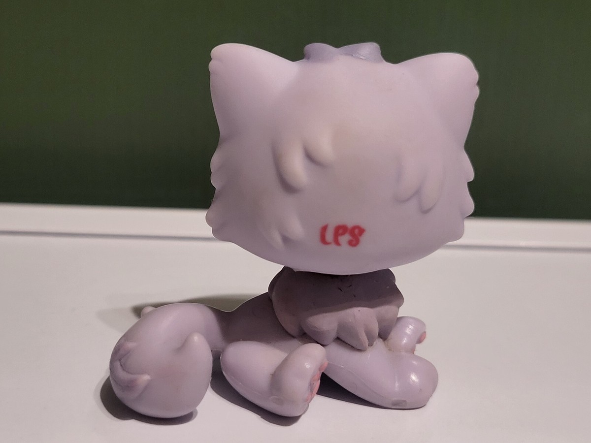 Hasbro LPS PETSHOP Littlest Pet shop CHAT PERSAN CAT gris # 263