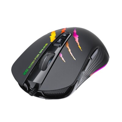 Marvo Scorpion M312 USB RGB Black Programmable Gaming Mouse, Optical Sensor
