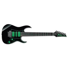 Ibanez Premium UV70P Black Green BK Steve Vai 7-String Electric + Case UV - MINT