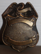 Vintage ORIGINAL 1978 Police Department Badge Engravable Belt Buckle