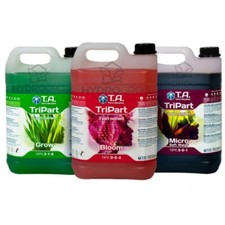 GHE - Flora Gro, Bloom & Micro Tri Part Terra Aquatica  Set Hydroponic Nutrients