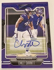 2021 CHAZZ SURRATT PLAYBOOK ROOKIE SIGNATURES 2/25 AUTO Blue Parallel