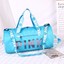 Pink Duffle Bag For Women - Waterproof Polyester, Large Gym Bag, Travel Duffel With Logo