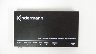 Kindermann, HDMI HD Base T Extender Set Advanced POE Transmitter, Typ 7488000028