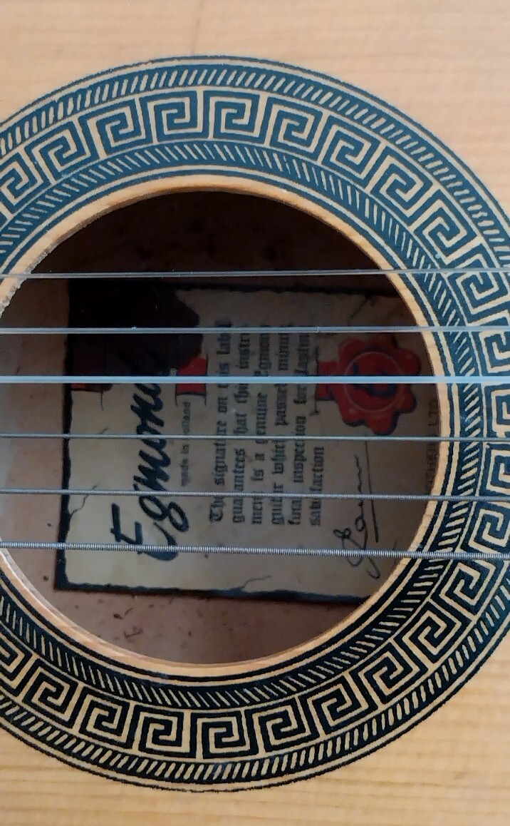 Vintage 70s Egmond Acoustic Guitar Holland eBay