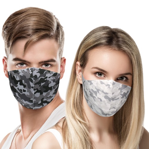 25 100 Pack Bulk Unisex Adult Washable Reusable Face Masks Wholesale Retail eBay