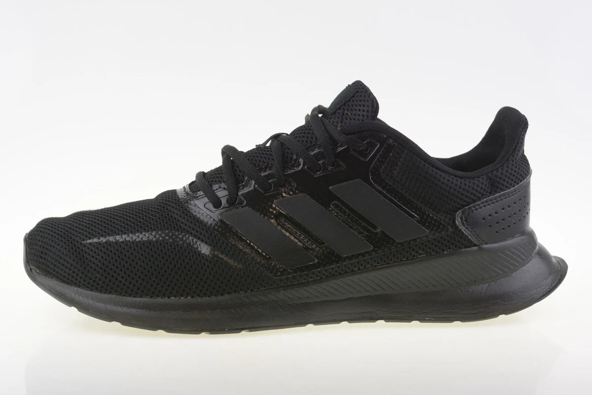 Adidas RunFalcon Black G28970 Men s Running Trainers UK 10 eBay