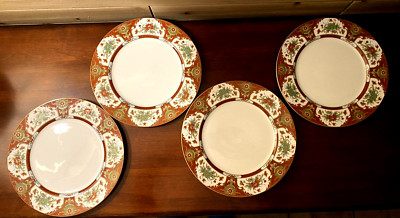 Sango China Japan Kyoto 3727 Set of 4 Dinner Plates 10.5'' Diameter