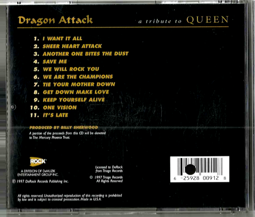 Dragon Attack: A Tribute to Queen by Various Artists CD, Jan-1997 | eBay