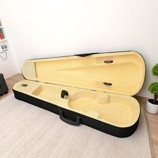 4/4  3/4 Violin Hardshell Case - Padded, Beige Interior  Black Exterior
