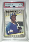 1989 Fleer Baseball #548 Ken Griffey Jr. Rookie HOF Seattle Mariners PSA NM-MT 8