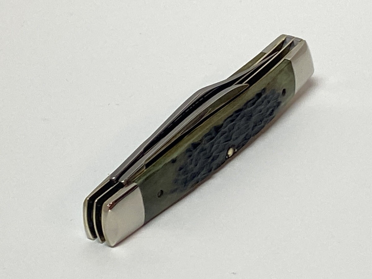 VINTAGE CASE XX TEXAS SESQUICENTENNIAL GREEN BONE JACK POCKET